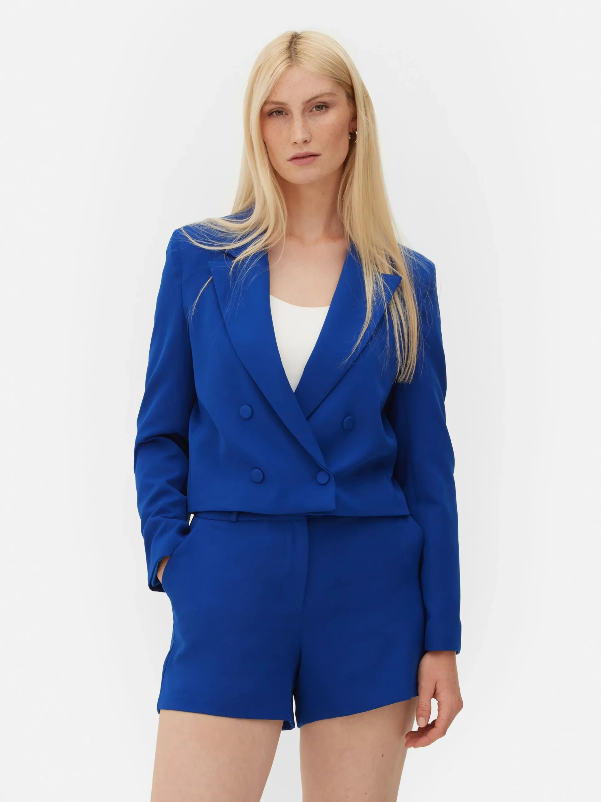 Blazer Conjunto Coordenado Assertoado Curto