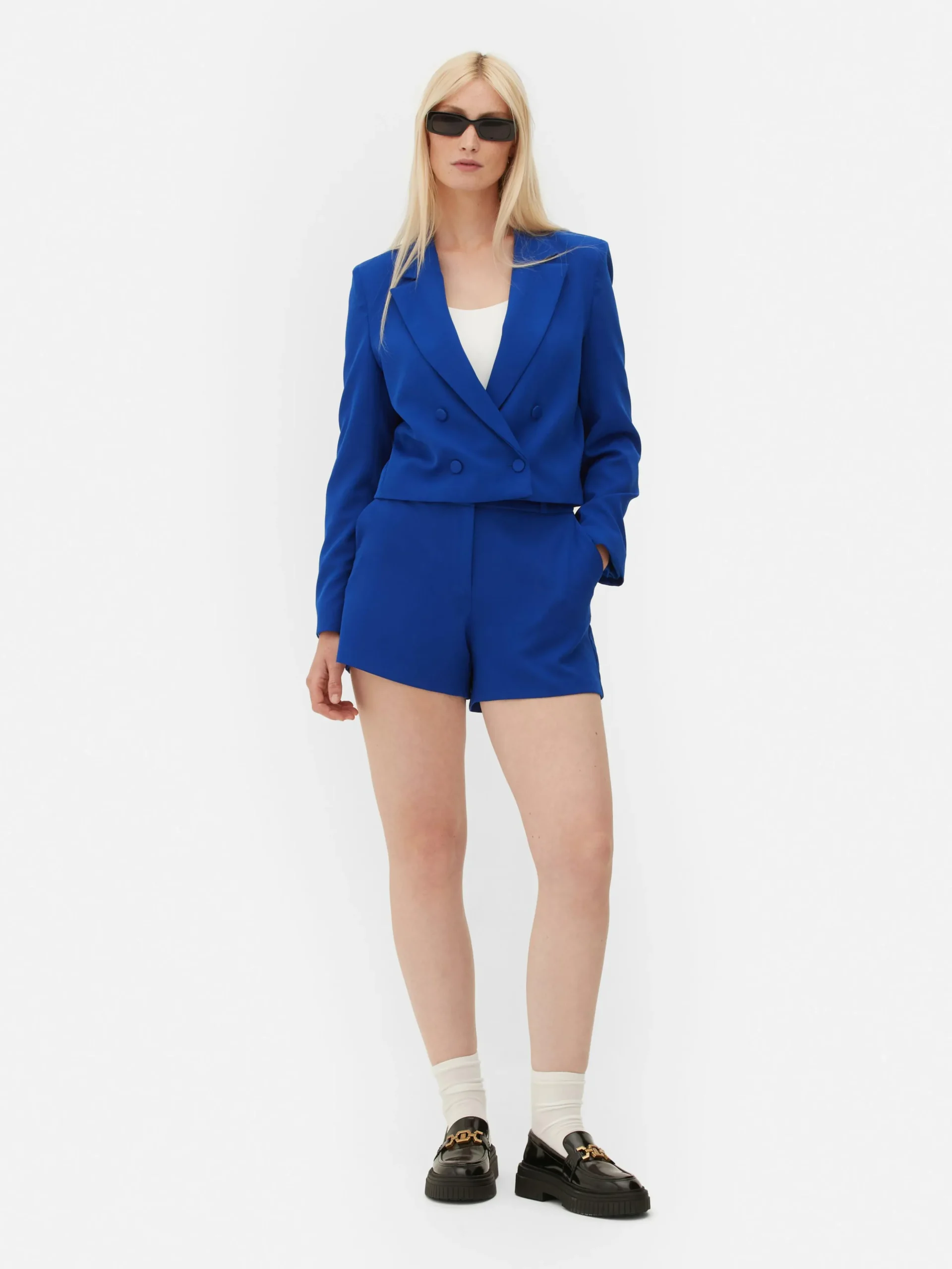 Blazer Conjunto Coordenado Assertoado Curto
