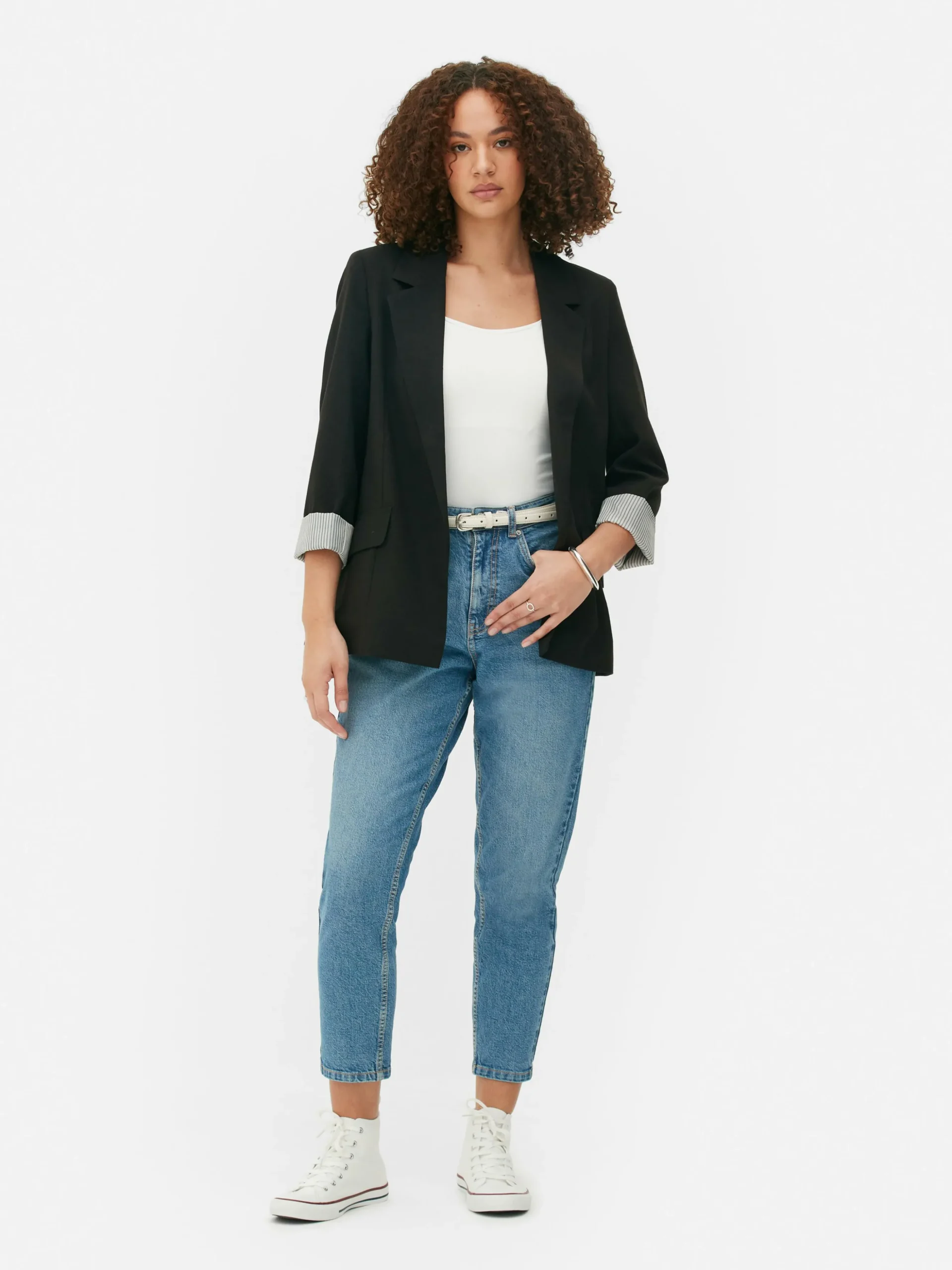 Blazer Corte Justo S/ Botões