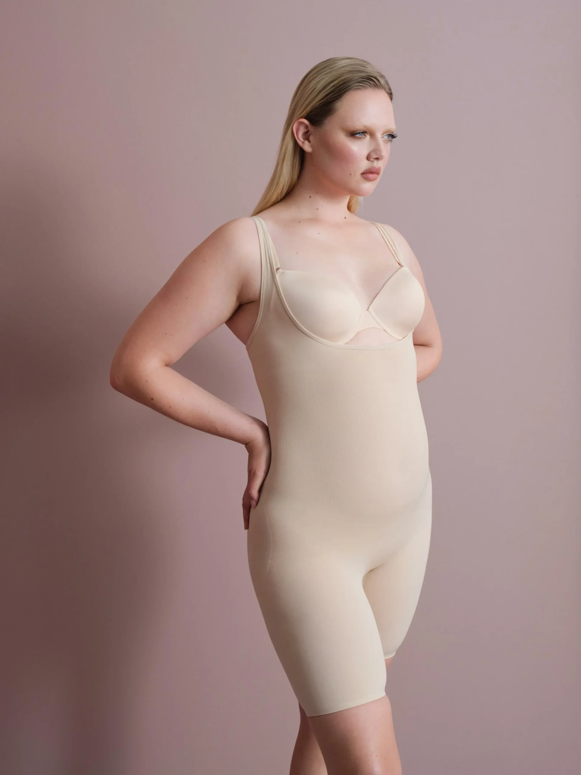 Body Modelador Meia Coxa