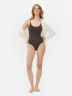 Body Modelador S/costuras Gola Redonda