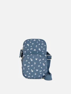 Bolsa Telemóvel Padrão Floral
