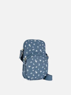 Bolsa Telemóvel Padrão Floral