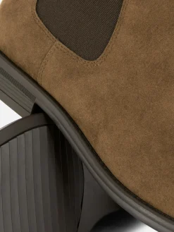 Botas Chelsea Imitação Camurça Clássicas