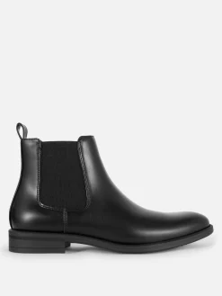 Botas Chelsea Imitação Pele