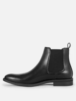 Botas Chelsea Imitação Pele