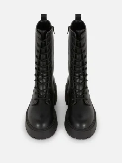 Botas Estilo Motard Atacadores Sola Grossa