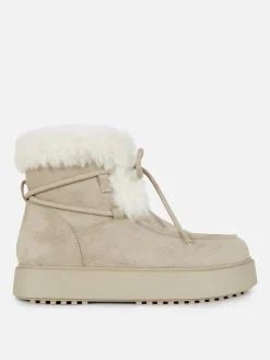 Botas Rebordo Imitação Pelo Rita Ora