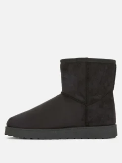 Botins Imitação Camurça