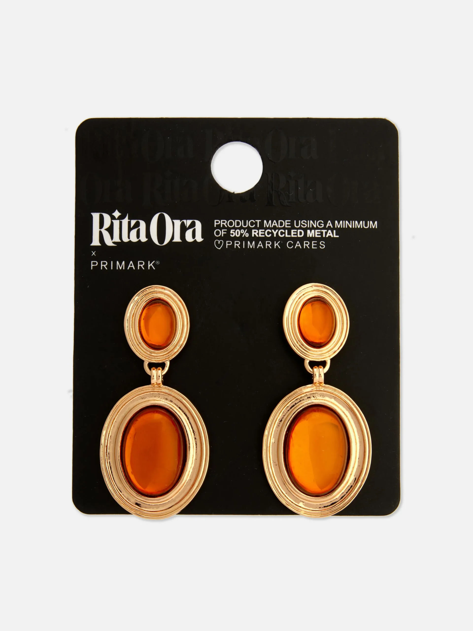 Brincos Pendentes Imitação Pedras Preciosas Rita Ora