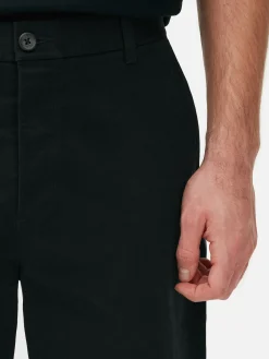 Calças Chino Corte Perna Direita