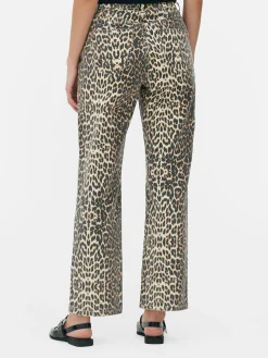 Calças Ganga Estampado Leopardo