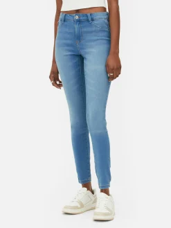 Calças Ganga Skinny Básicas Cintura Média
