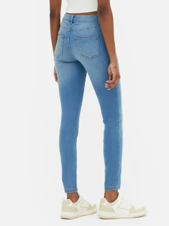 Calças Ganga Skinny Básicas Cintura Média
