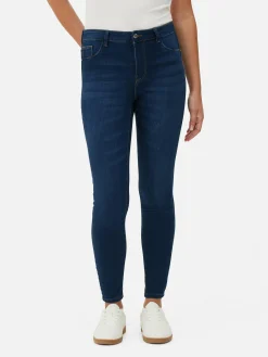Calças Ganga Skinny Básicas Cintura Média