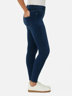 Calças Ganga Skinny Básicas Cintura Média