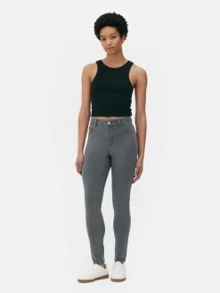 Calças Ganga Skinny Básicas Cintura Média