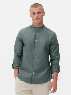 Camisa Botões Manga Enrolada