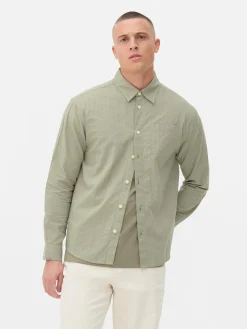 Camisa Manga Comprida Jacquard