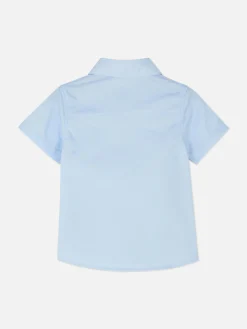 Camisa Manga Curta Popelina