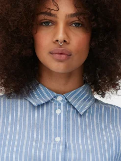 Camisa Oxford Curta