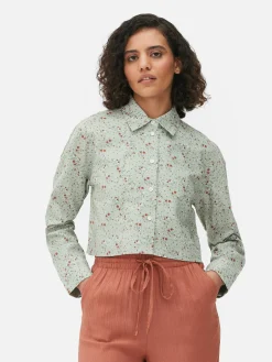 Camisa Oxford Curta
