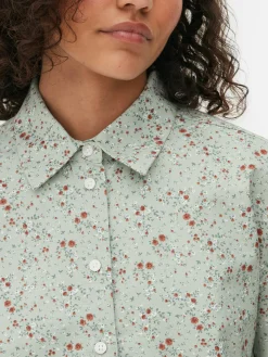 Camisa Oxford Curta