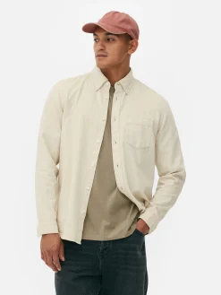 Camisa Sarja Algodão Manga Comprida