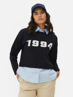 Camisa/camisola Malha Slogan Dois-em-um