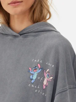 Camisola Capuz Conj Coordenado Disney Stitch & Angel