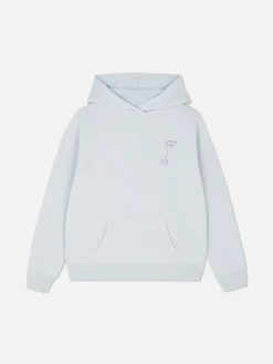Camisola Capuz Gráfica Conjunto Coordenado