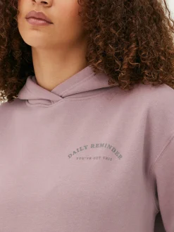 Camisola Capuz Gráfica Conjunto Coordenado