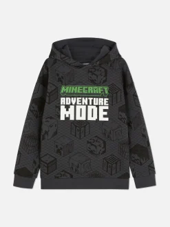 Camisola Capuz Gráfica Minecraft