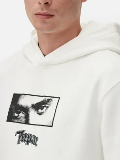 Camisola Capuz Gráfica Tupac