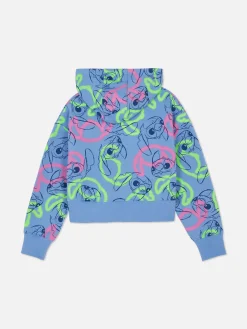 Camisola Capuz Padrão Disney Stitch