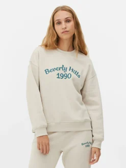 Camisola Gola Redonda Slogan