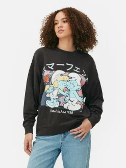 Camisola Gráfica Corte Largo The Smurfs