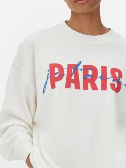 Camisola Gráfico Frente Paris