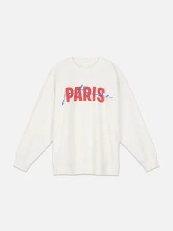 Camisola Gráfico Frente Paris