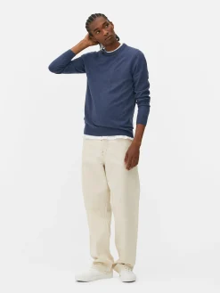 Camisola Malha Fina Gola Redonda