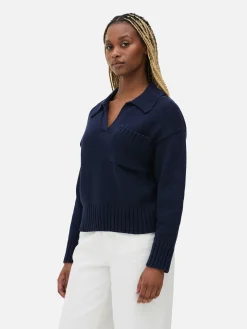 Camisola Malha Gola Polo