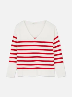 Camisola Manga Comprida Decote Barco