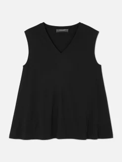 Camisola S/mangas Decote V