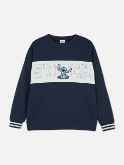 Camisola Texto Contrastante Disney Stitch