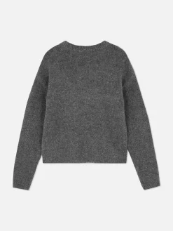 Camisola Veludo Enfeite Laço