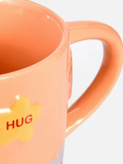 Caneca Relevo Floral