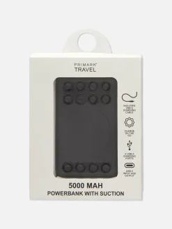 Carregador Portátil 5000 MAh Ventosas