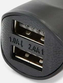 Carregador USB Duplo Automóvel