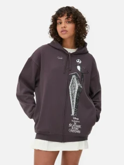 Casaco C/ Capuz Fecho De Correr Disney Tim Burton O Estranho Mundo De Jack