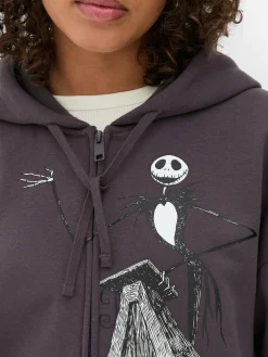 Casaco C/ Capuz Fecho De Correr Disney Tim Burton O Estranho Mundo De Jack
